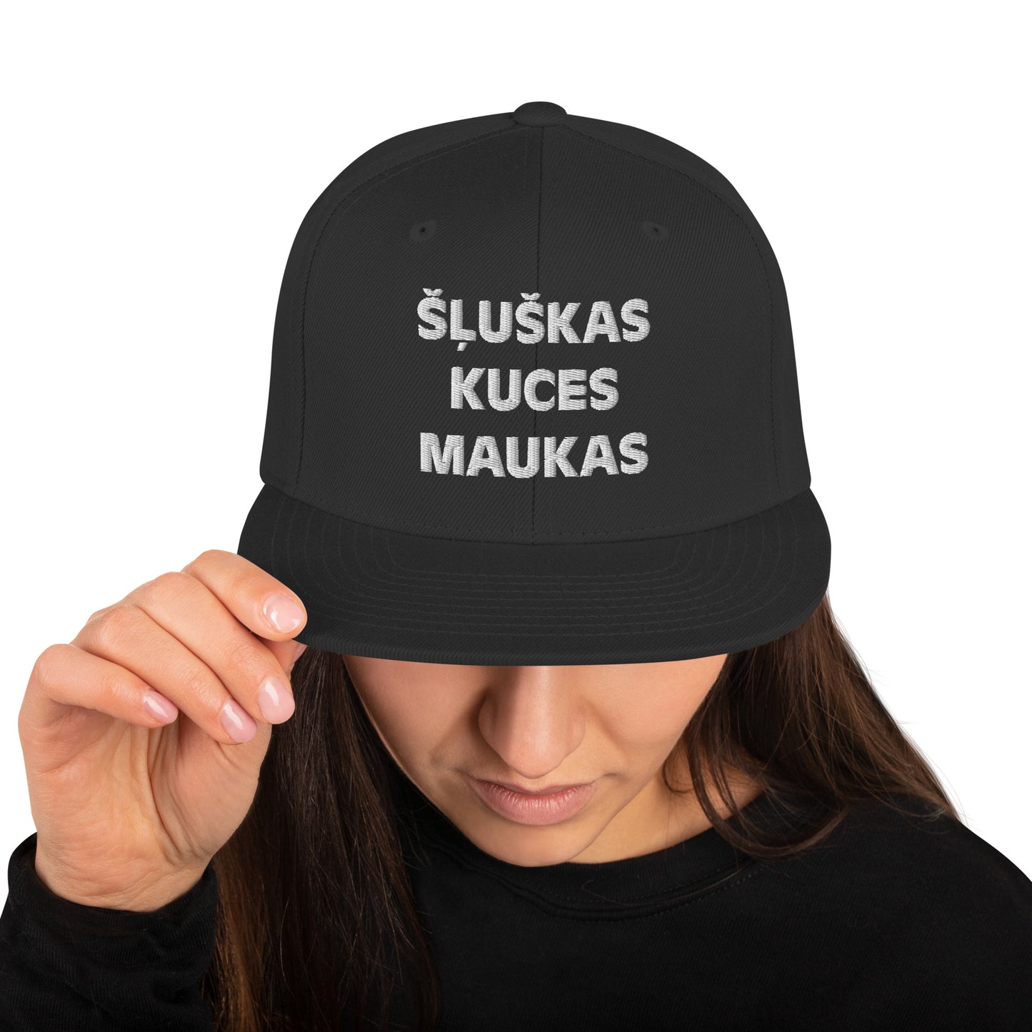 Šļuškas Kuces Maukas Snapback Kepons