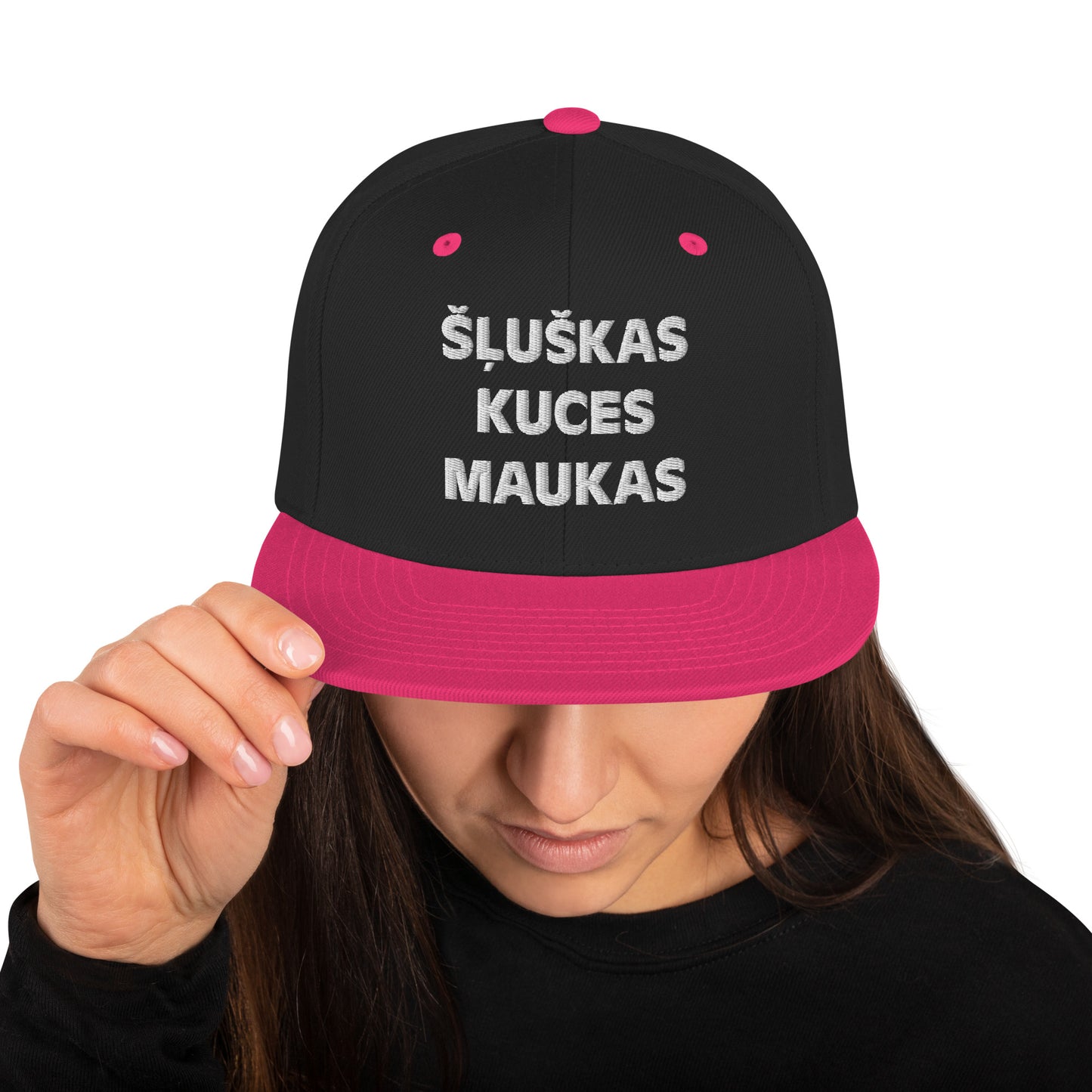 Šļuškas Kuces Maukas Snapback Kepons