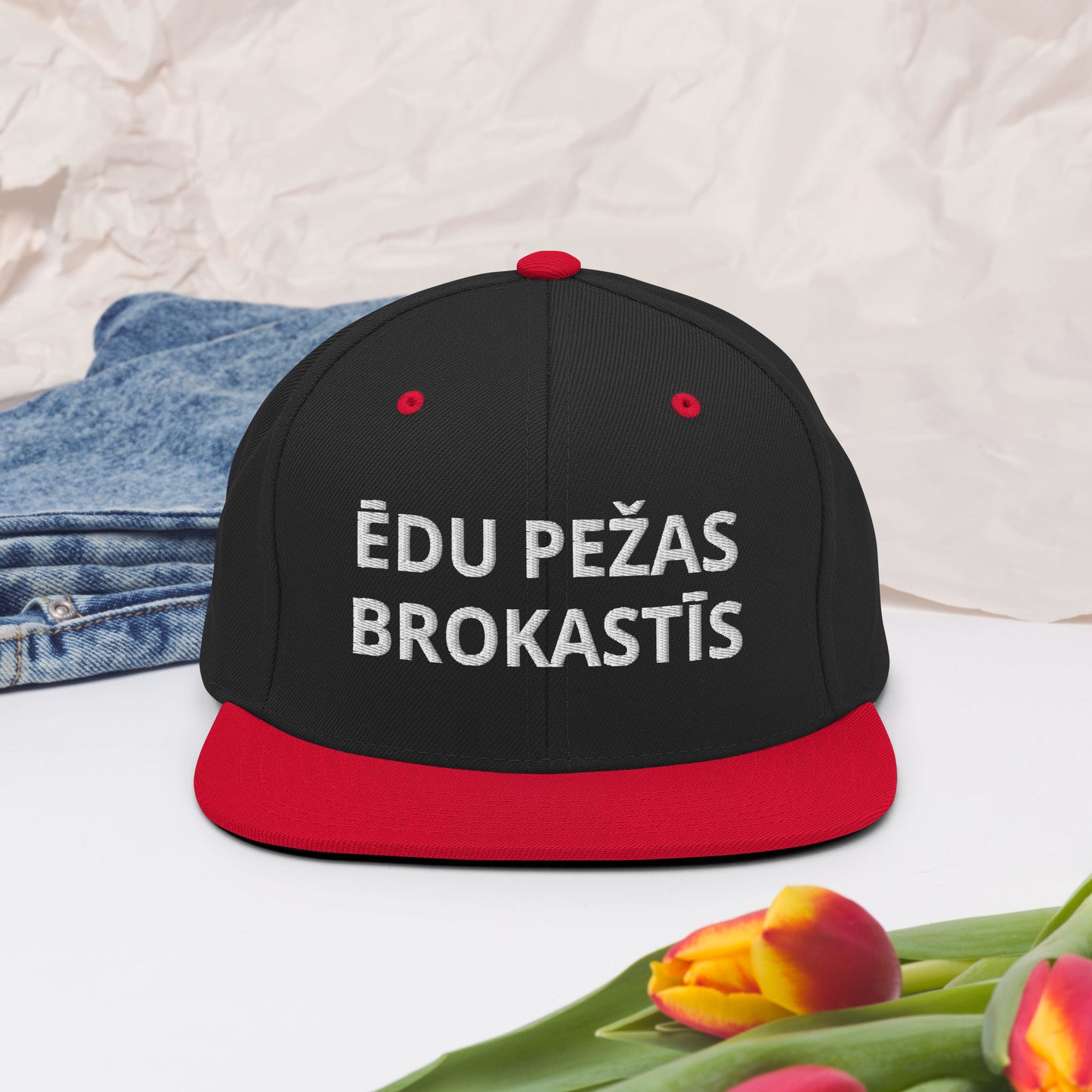Ēdu Pežas Brokastīs Snapback Kepons
