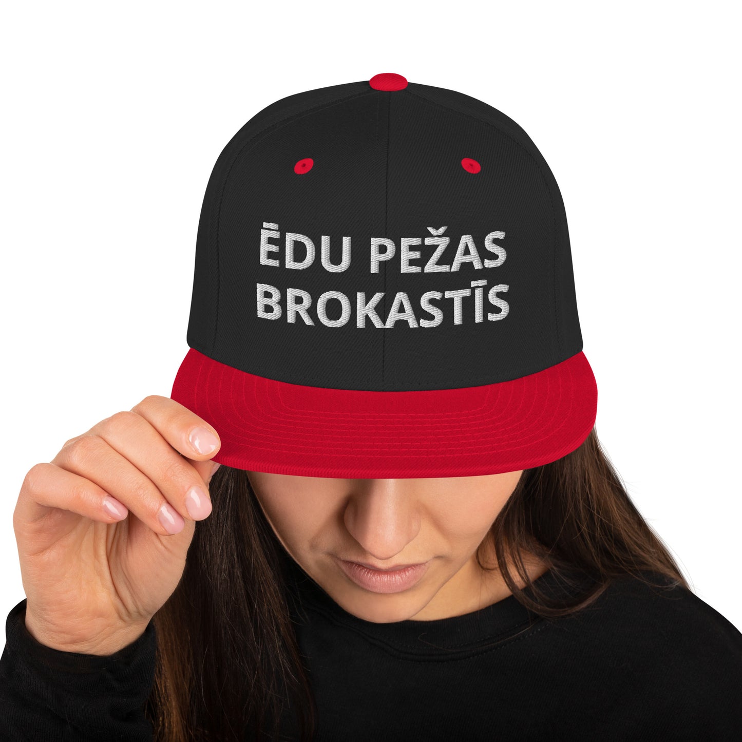 Ēdu Pežas Brokastīs Snapback Kepons