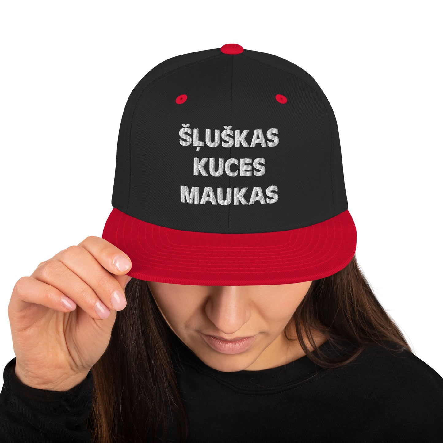 Šļuškas Kuces Maukas Snapback Kepons