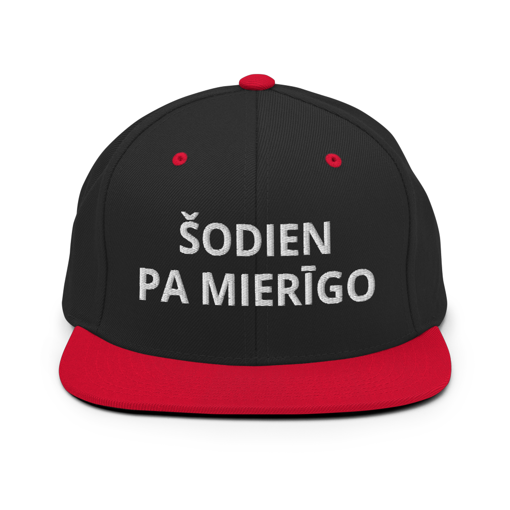 Šodien pa mierīgo Snapback Kepons