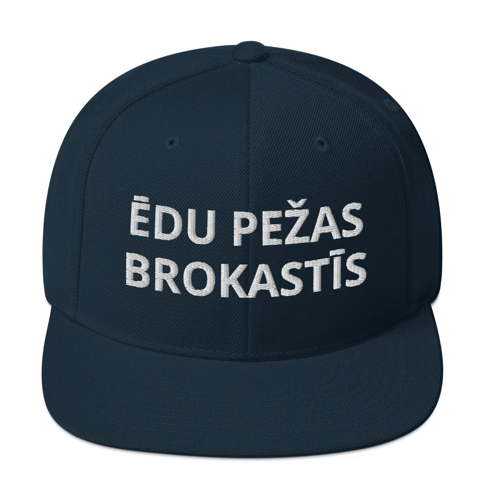 Ēdu Pežas Brokastīs Snapback Kepons