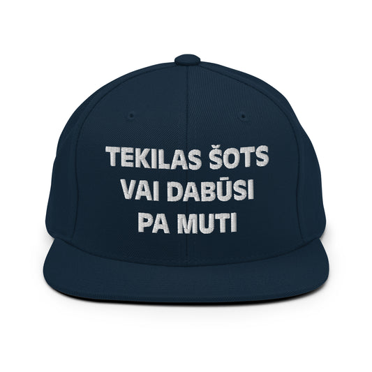 Tekilas šots vai dabūsi pa muti Snapback Kepons