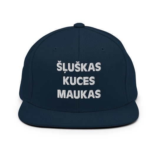Šļuškas Kuces Maukas Snapback Kepons